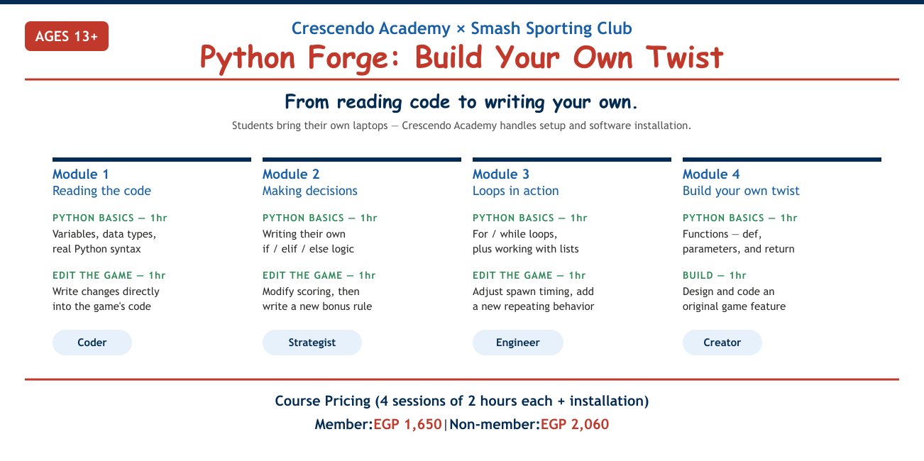 Python Forge: Build Your Own Twist