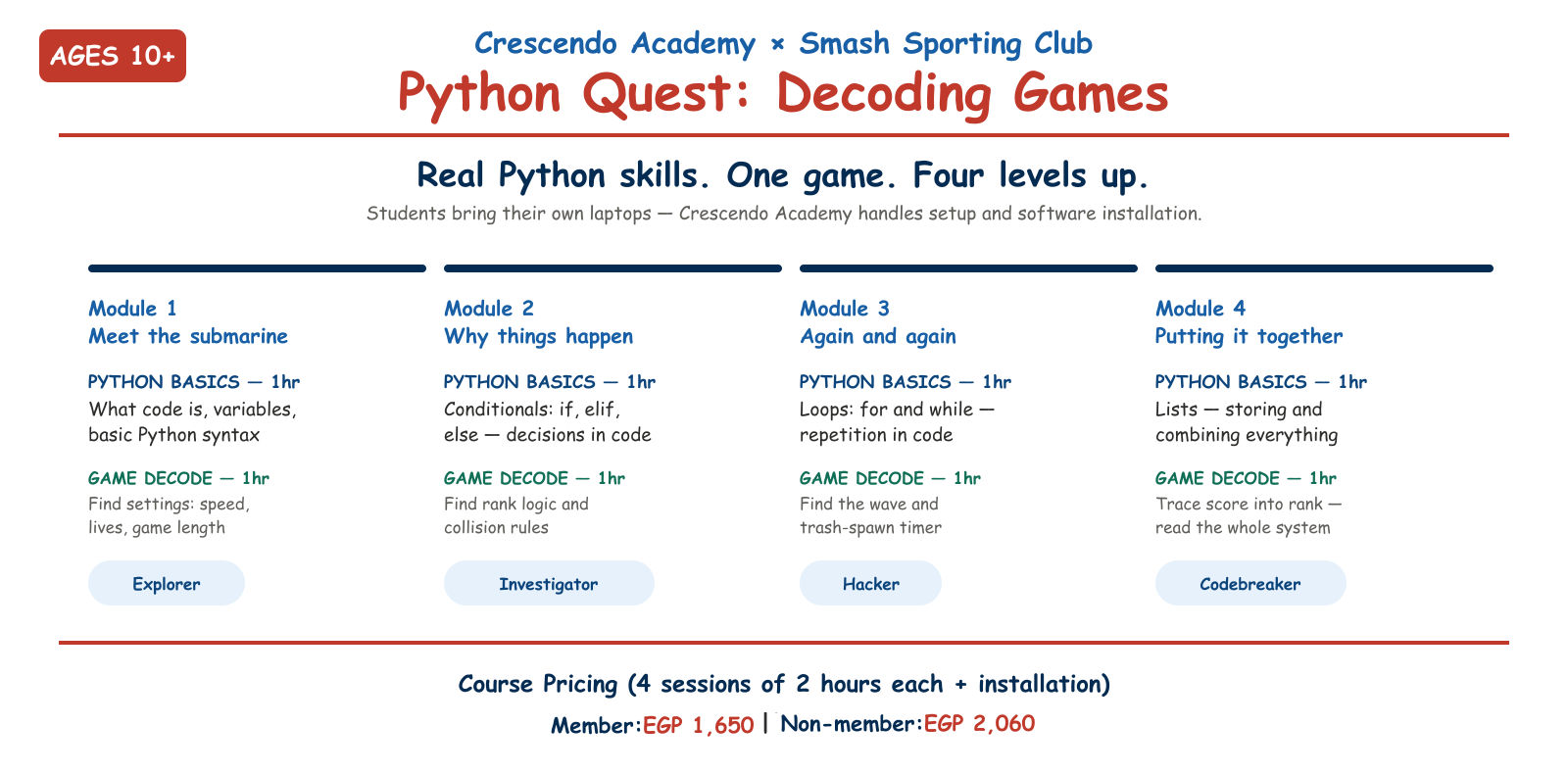 Python Quest: Decoding Games